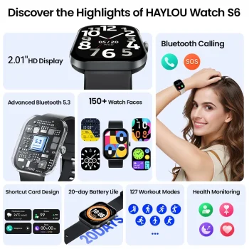 ساعة ذكية Haylou Smart Watch second