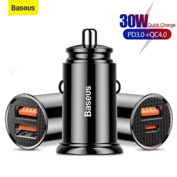 شاحن سيارة سريع USB-C 30W