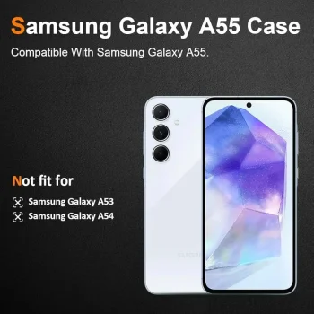 كفر شفاف لهاتف Samsung Galaxy A55 second
